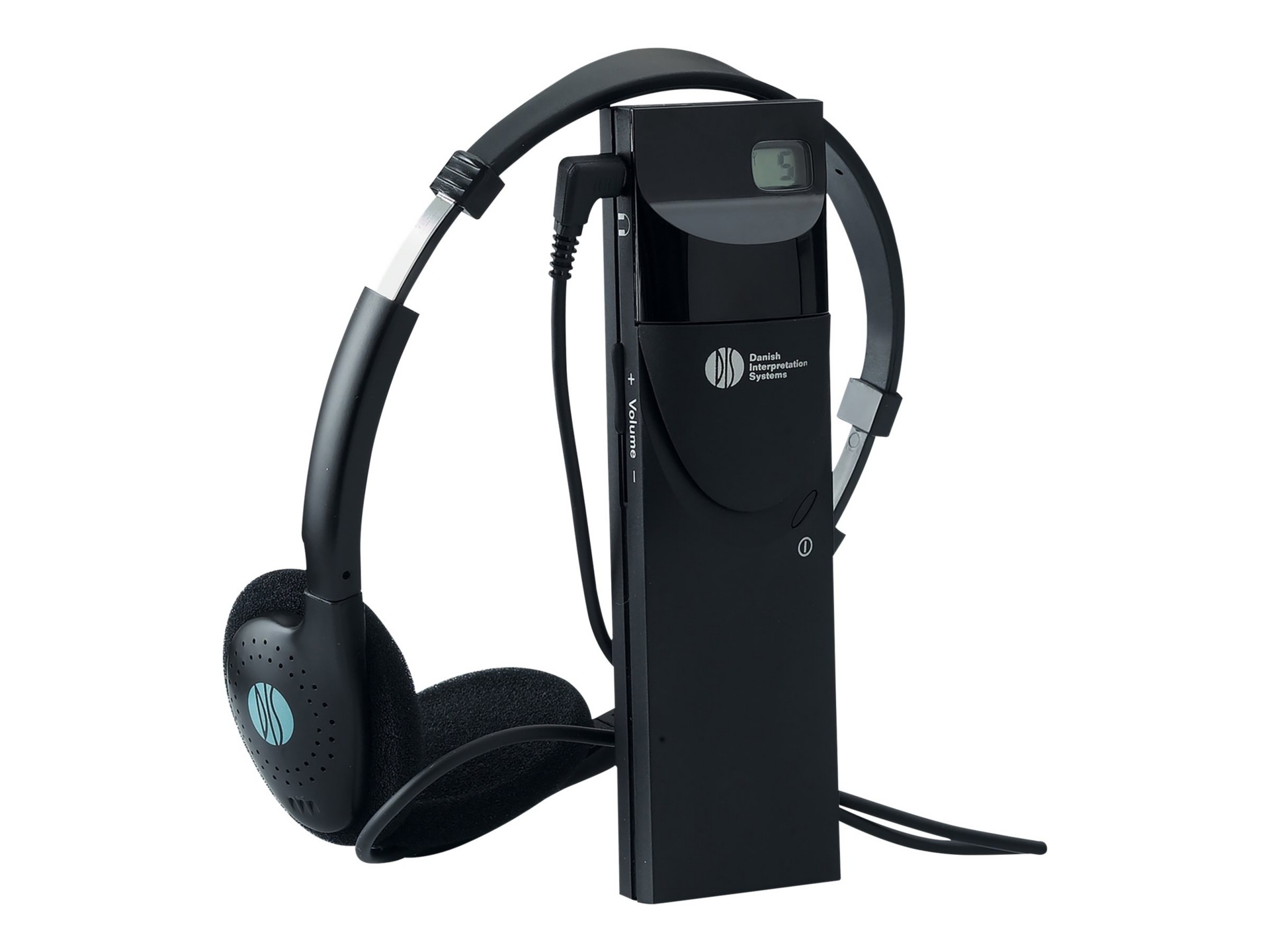 Shure DR 6004 - handheld digital receiver for headphones