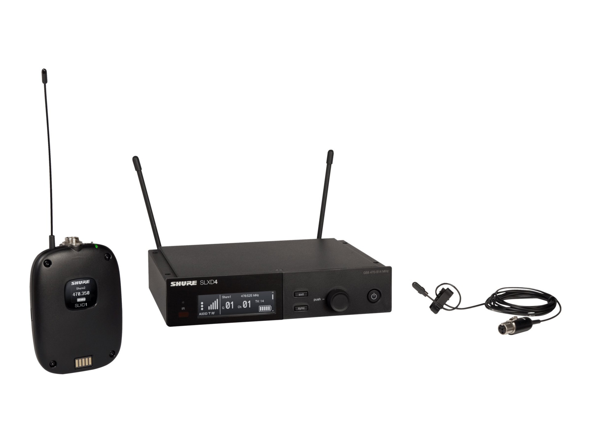 Shure SLX-D Wireless System SLXD14/DL4 - J52 Band - wireless microphone system