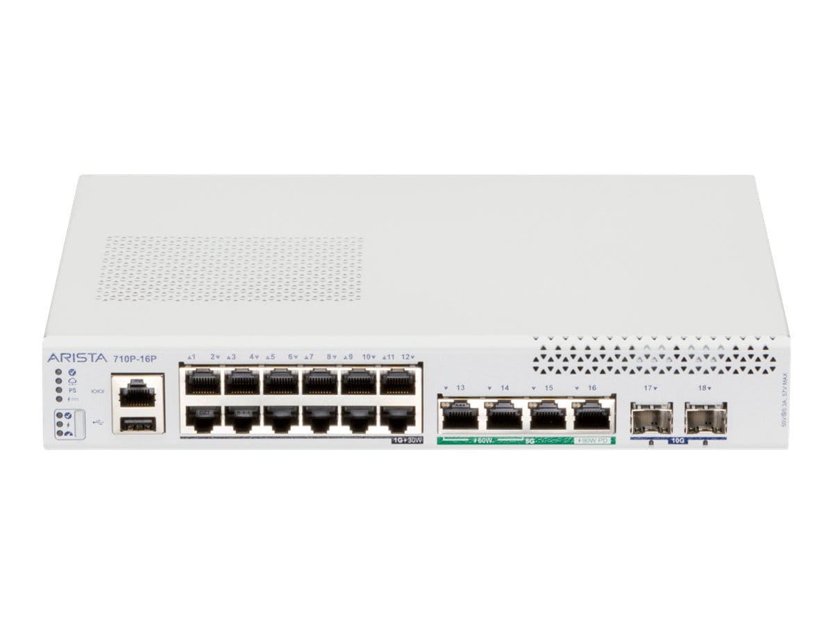 Arista 710P Series 710P-16P - switch - managed