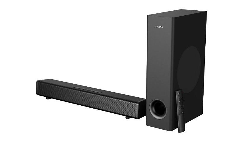 Creative Stage 360 2,1 Bluetooth Sound Bar Speaker - 120 W RMS - Black