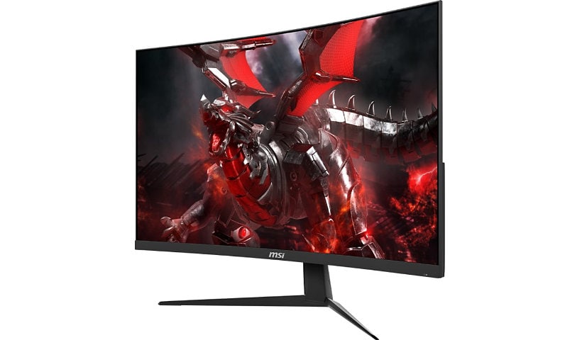 MSI G321CUV 32" Class 4K UHD Curved Screen Gaming LCD Monitor - 16:9 - Black