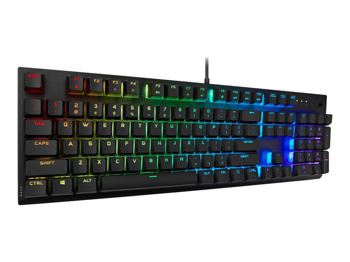 CORSAIR Clavier gamer K60 Pro TKL RGB AZERTY BE (CH-911D01A-BE