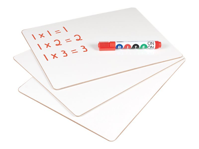 Essentials by MooreCo whiteboard - 9.02 in x 12.01 in - white (pack of 24)