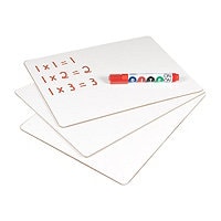 Essentials by MooreCo whiteboard - 9.02 in x 12.01 in - white (pack of 24)