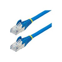 StarTech.com 8ft LSZH CAT6a Ethernet Cable - 10GbE S/FTP 100W PoE Blue