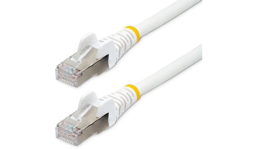 StarTech.com 35ft LSZH CAT6a Ethernet Cable 10 GbE Snagless 100W PoE SFTP Network Patch Cord White