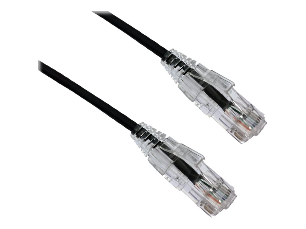 Axiom BENDnFLEX Ultra-Thin - patch cable - 7 ft - black