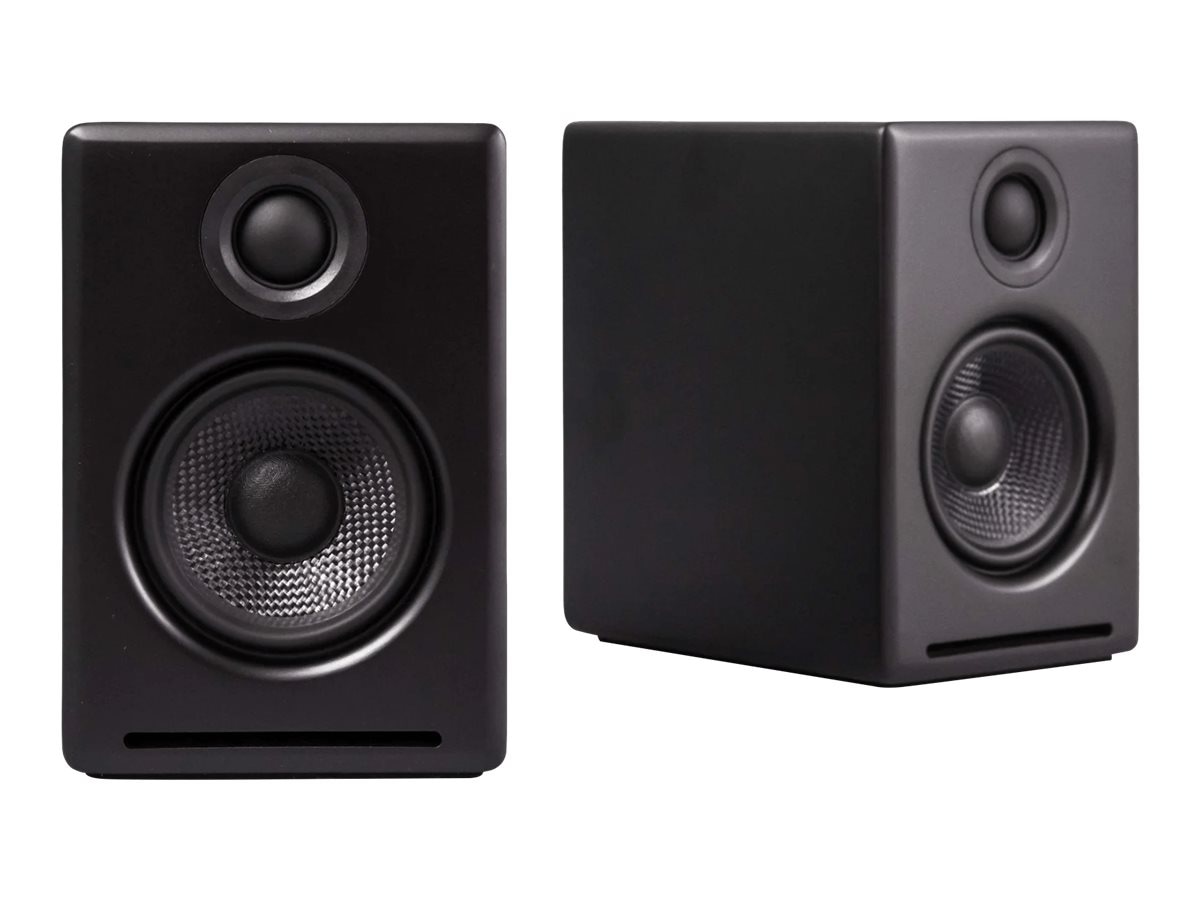 System76 Audioengine A2+ Wireless Bluetooth Speakers - Satin Black