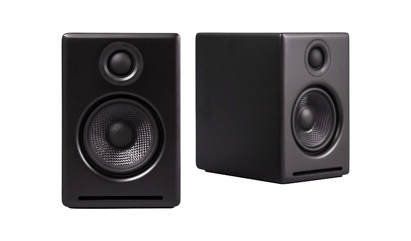 System76 Audioengine A2+ Wireless Bluetooth Speakers - Satin Black