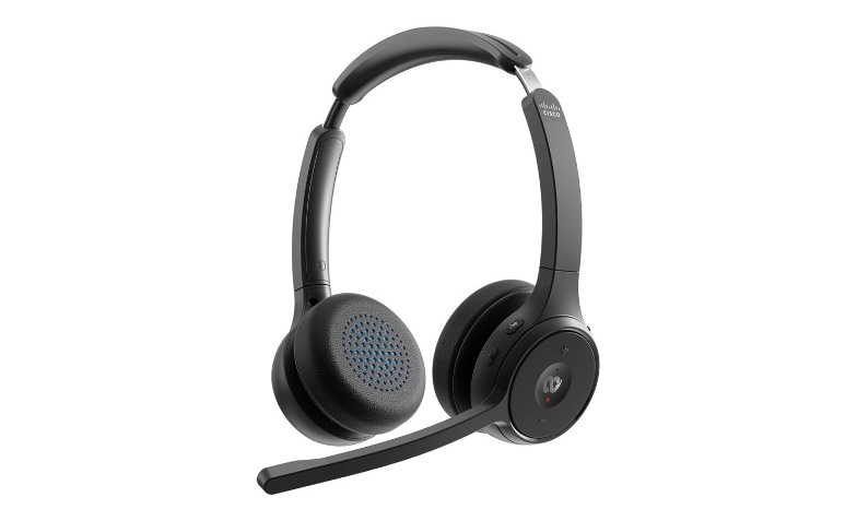 Cisco 722 Wireless Dual-Ear Headset Bundle Carbon Black HS-WL