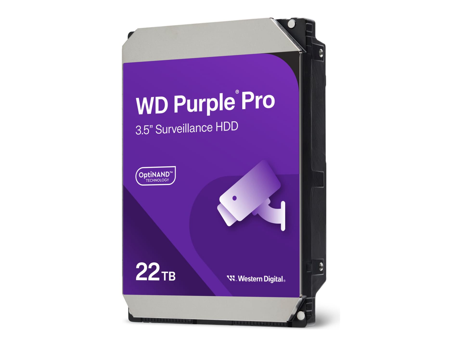 WD Purple Pro WD221PURP - hard drive - 22 TB - surveillance, smart video -