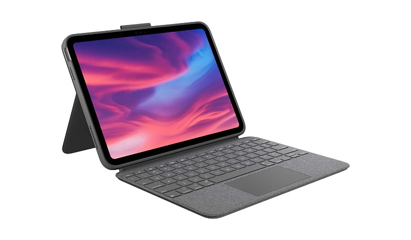 Logitech Combo Touch Detachable Keyboard Case for iPad (10th gen) keyboard and folio case - trackpad - QWERTY - English