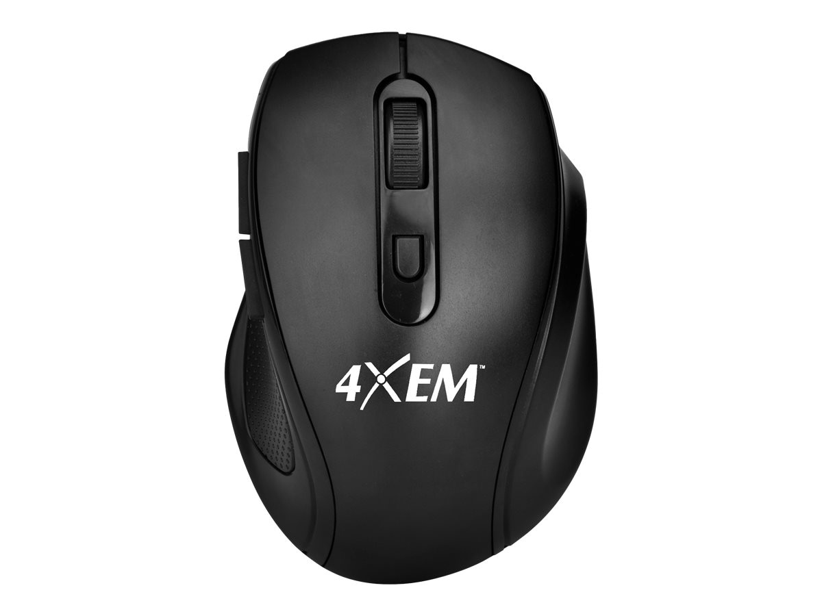 4XEM - mouse - 2.4 GHz - black