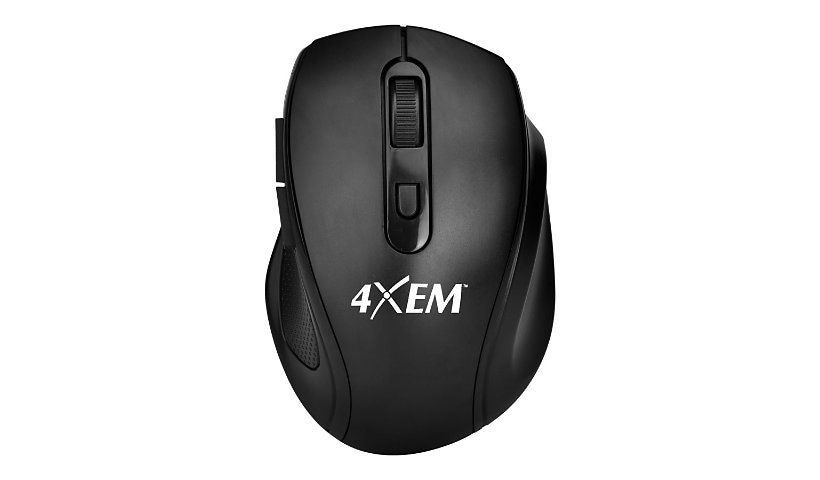 4XEM - mouse - 2.4 GHz - black