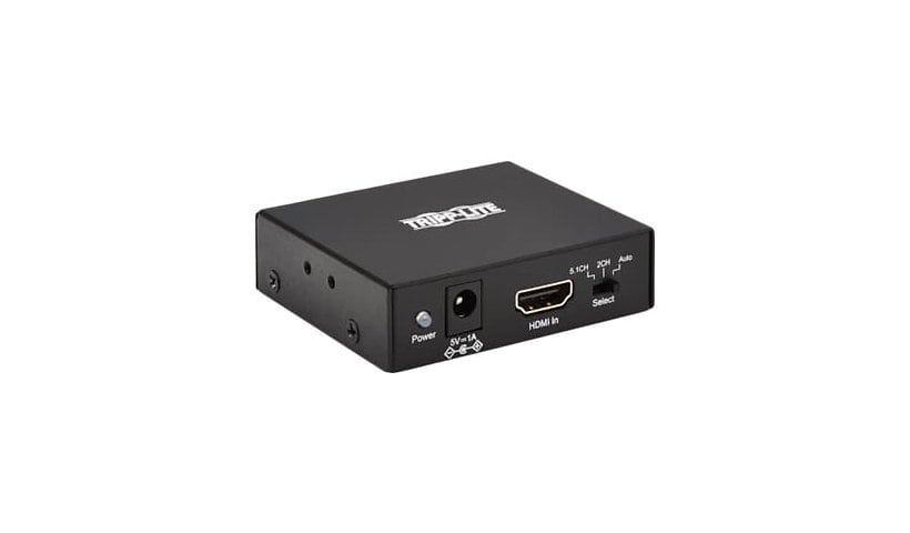 Tripp Lite 4K HDMI Audio Embedder/Extractor with TOSLINK RCA & 3.5mm Output