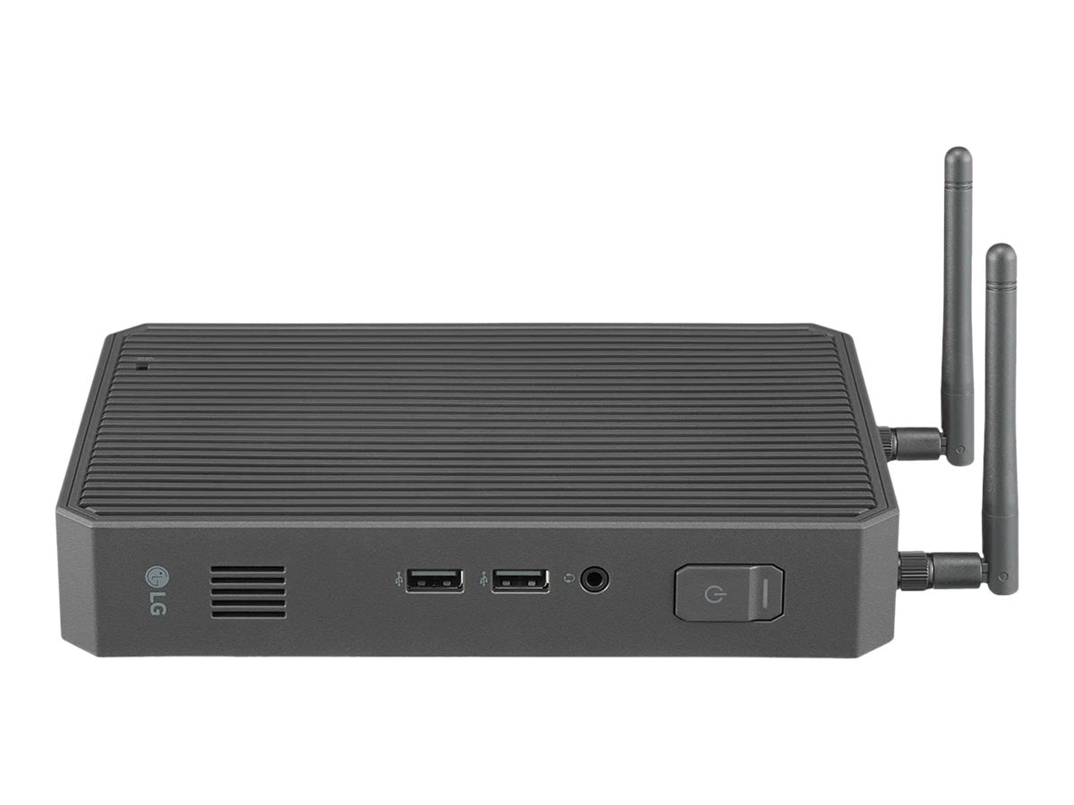 LG CQ601W-BP Desktop Thin Client - Intel Pentium N6005 Quad-core (4 Core) 2 GHz - Charcoal Gray