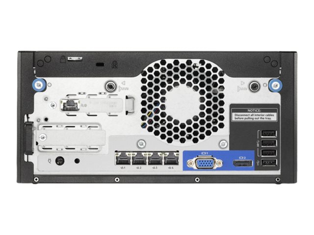 Thumbnail 3 of 10 for HPE ProLiant MicroServer Gen10 Plus v2 Performance 1 - ultra micro tower Xeon E-2314 2.8 GHz - 16 GB - no HDD