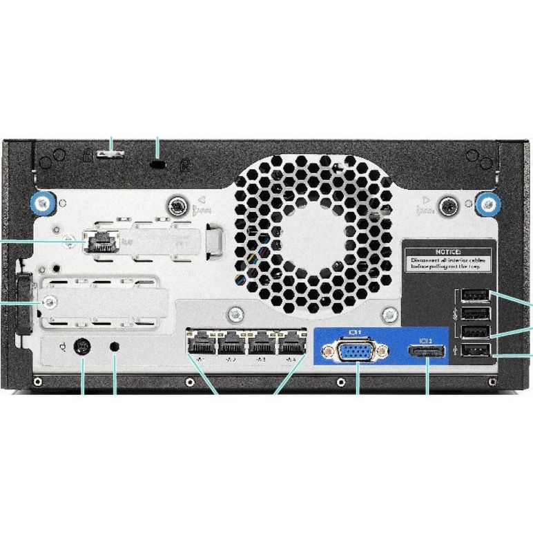 Thumbnail 6 of 10 for HPE ProLiant MicroServer Gen10 Plus v2 Performance 1 - ultra micro tower Xeon E-2314 2.8 GHz - 16 GB - no HDD