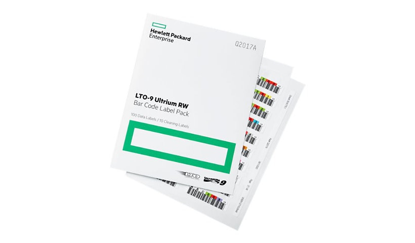 HPE barcode labels (LTO-9)