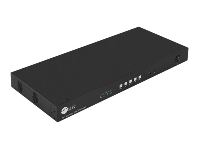 SIIG 3x3 4K Video Wall Processor with USB-C / DP / VGA / HDMI Inputs - vide