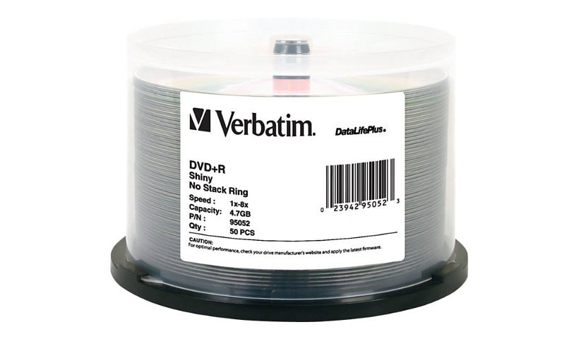 Verbatim DataLifePlus - DVD+R x 50 - 4.7 GB - storage media