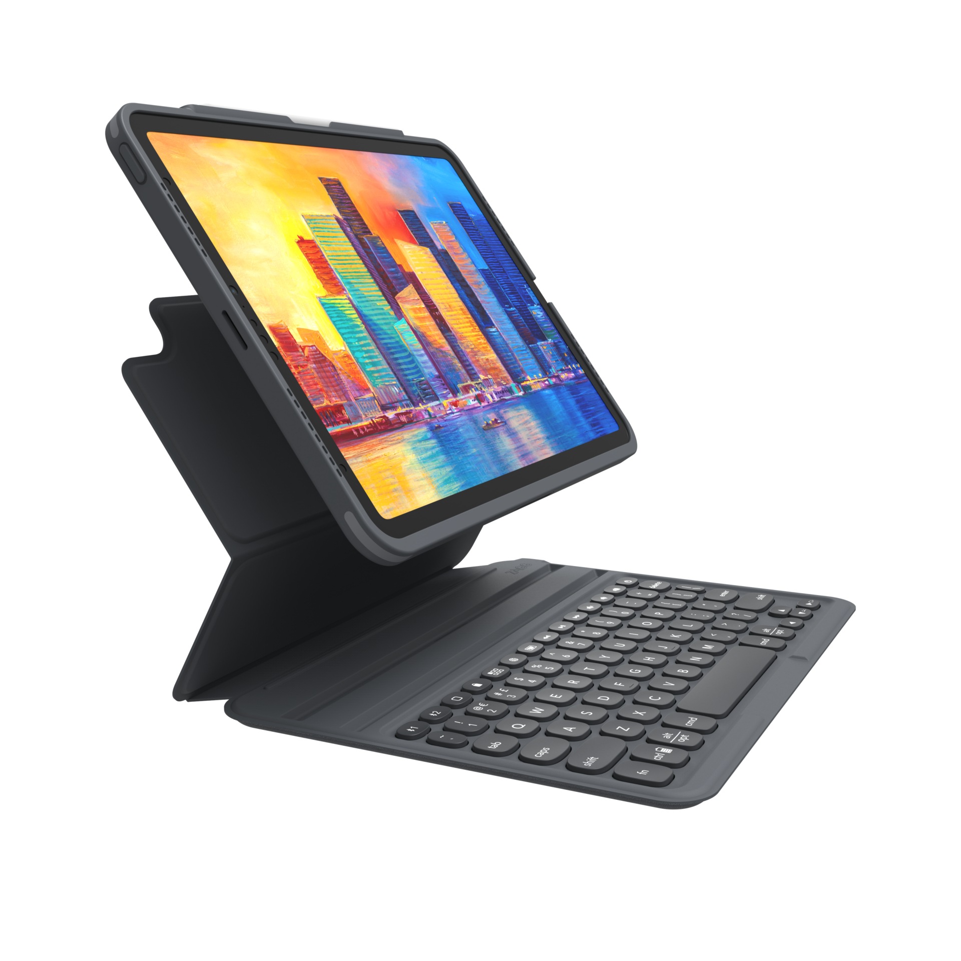 Thumbnail 2 of 17 for ZAGG Pro Keys Keyboard for 10.9" iPad 10th Gen - Black/Gray