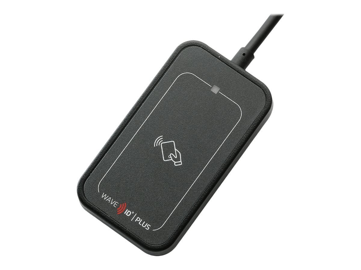 RF IDeas WAVE ID Plus Mini V3 USB Keystroke with 6" Cable Reader - Black