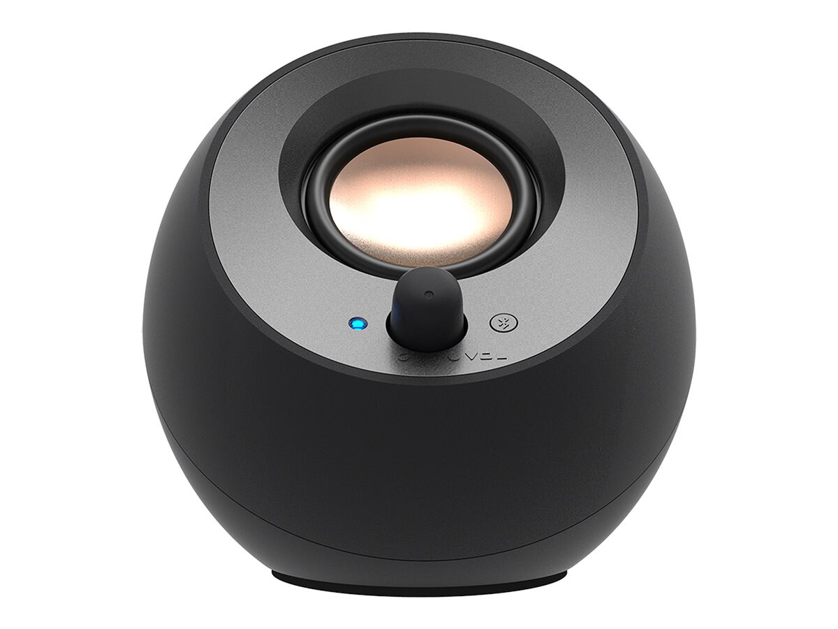Creative Pebble V3 2.0 Bluetooth Speaker System - 8 W RMS - Black