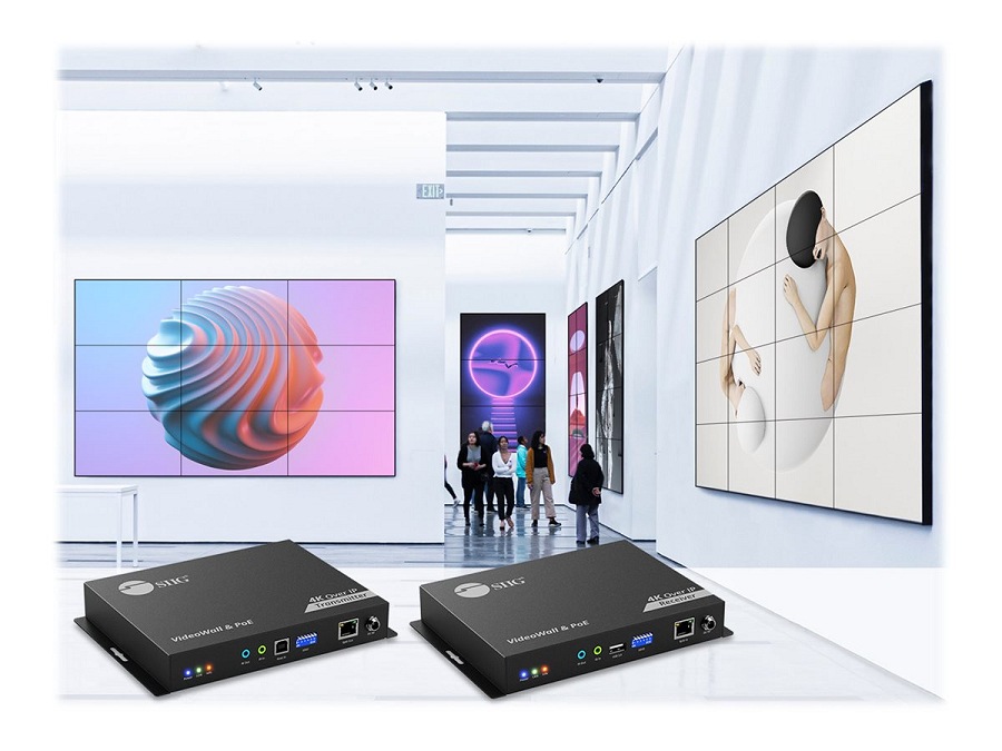Thumbnail 6 of 6 for SIIG 4K 60HZ HDMI over IP Matrix Kit - transmitter and receiver - video/audio/infrared/serial extender - 1GbE, RS-232,
