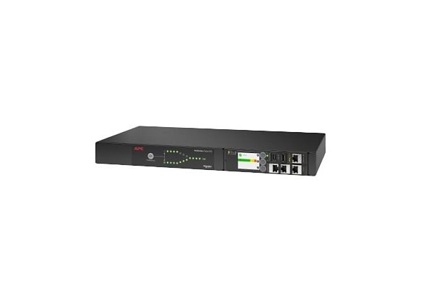APC Netshelter Rack Automatic Transfer Switch, 1U, 20 A APC Netshelter Rack Automatic Transfer Switch, 1U, 20 A