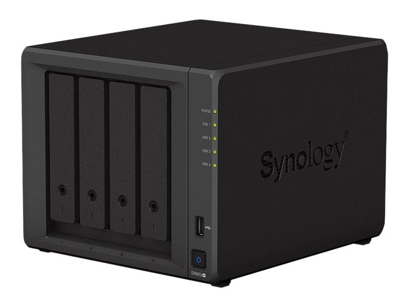 Just got my first NAS for Christmas! Synology DS923+ (Ignore the temporary  location) : r/DataHoarder