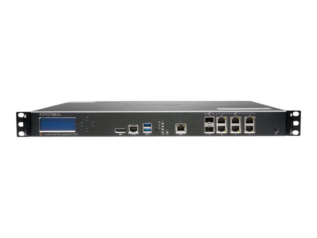 SonicWall CSa 1000 - security appliance - with 3 years Intelligence Updates and Support Bundle