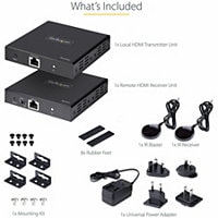 StarTech.com 4K HDMI Extender Over CAT5/CAT6 Cable 4K 60Hz Video HDMI Over Ethernet Cable (230ft)