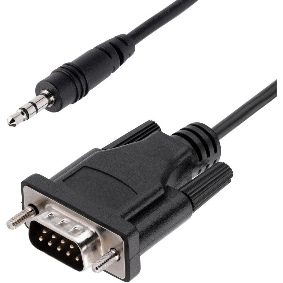 StarTech.com 3ft (1m) DB9 to 3.5mm Serial Cable for Serial Device Configura