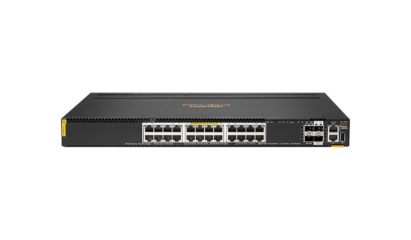 HPE Aruba 6300M 24-port SFP+ and 4-port SFP56 Switch - commutateur - 24 ports - Géré - Montable sur rack