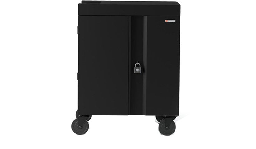 Bretford Cube Charging Cart - cart - for 16 tablets / notebooks - black