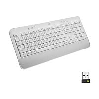 Logitech Signature K650 Wireless Keyboard with Wrist Rest - Off-white - key