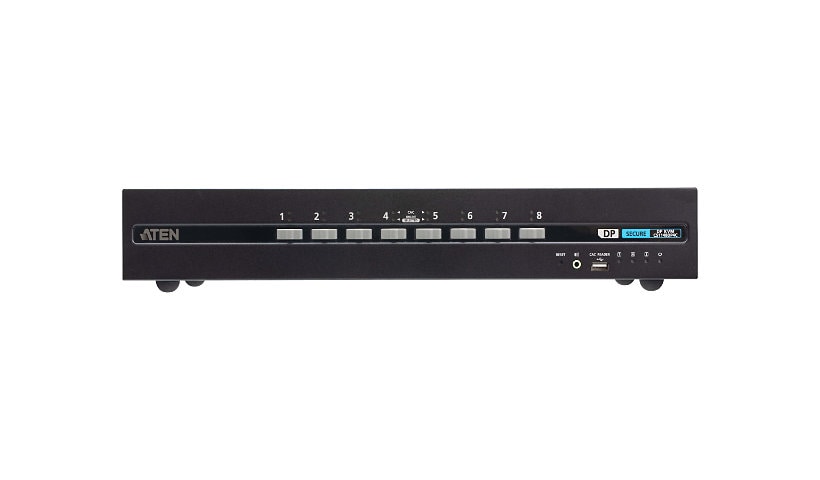 ATEN 8-Port USB Port Dual Display Secure KVM Switch with PSD PP v4.0 Compliant