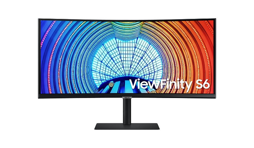Samsung ViewFinity S6 S34A654UBN - S65UA Series - LED monitor - curved - 34" - HDR