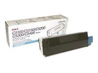 OKI Cyan Toner Cartridge C5150, C5100, C5200, C5300, C5400 Series, C5510MFP