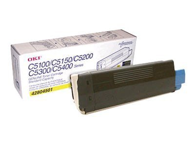 OKI Type C6 - yellow - original - toner cartridge