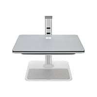 Kensington SmartView stand - riser - for notebook / docking station / headphones - gray, white, silver
