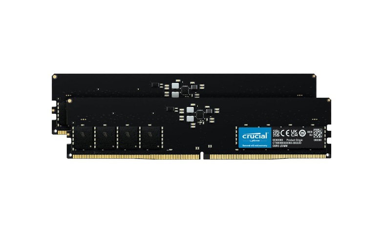 Crucial 32GB ×2枚 64GB DDR5 4800MHz メモリー Crucial 64GB DDR5 RAM Kit (2x32GB), 4800MHz CL40 Laptop Memory