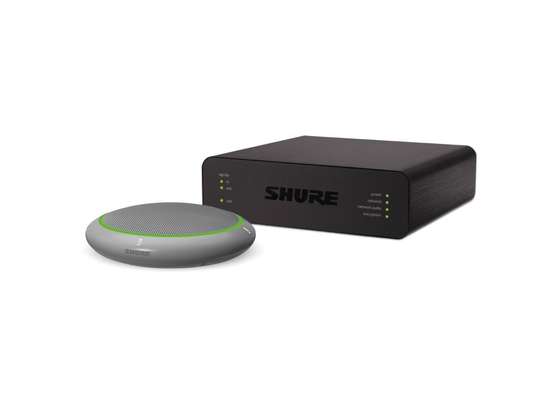 Shure Microflex Advance MXA310AL and IntelliMix P300-IMX AV Conferencing Bundle - Silver