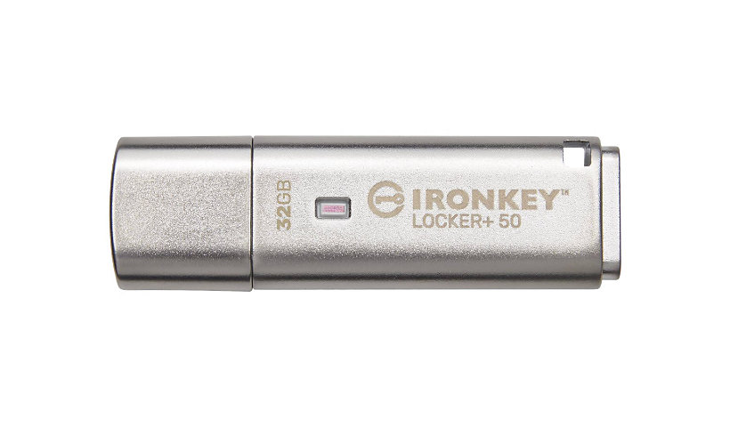 Kingston IronKey Locker+ 50 - clé USB - 32 Go