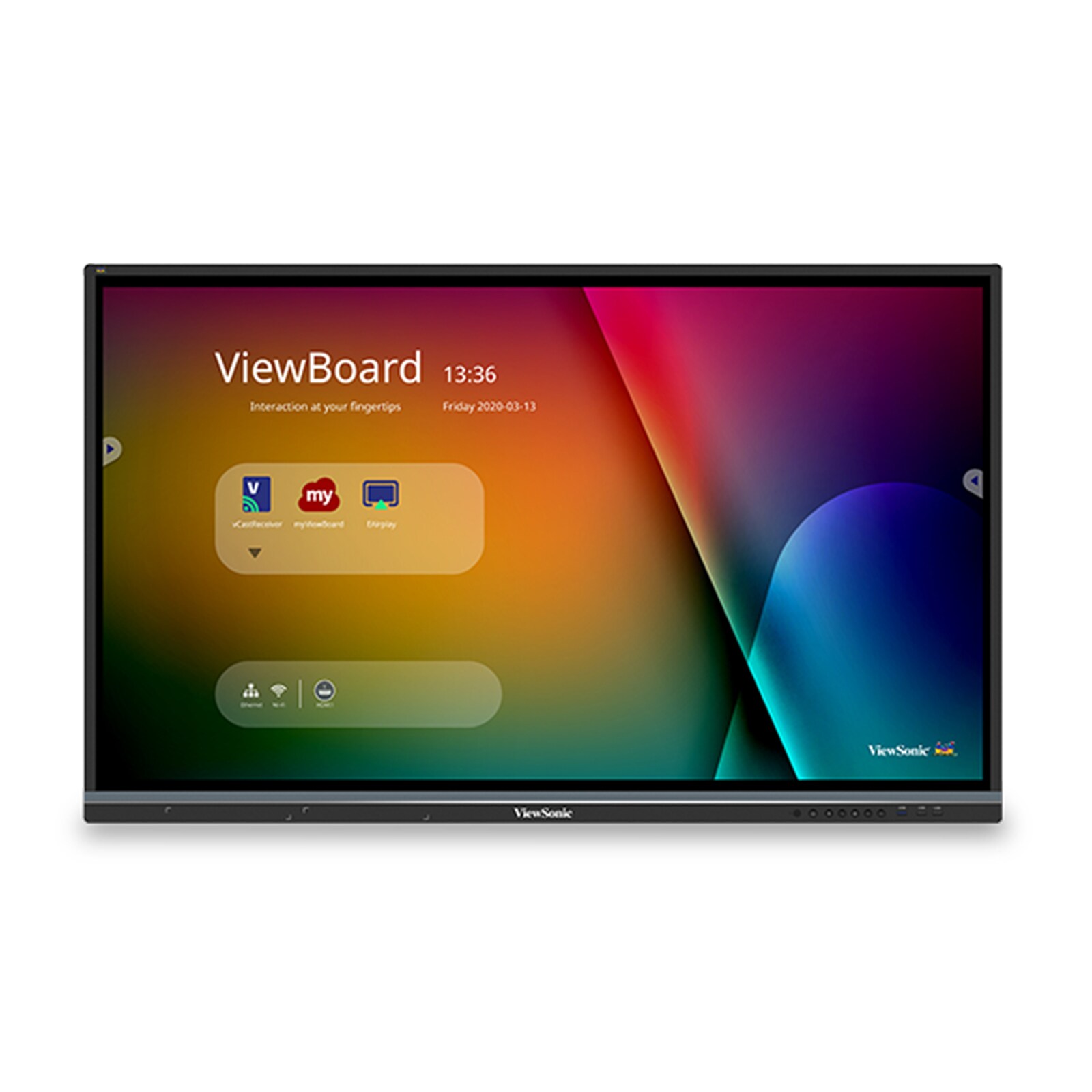ViewSonic ViewBoard IFP7550-C0 - 4K Multi-Touch Interactive Display with Chromebox - 350 cd/m2 - 75"