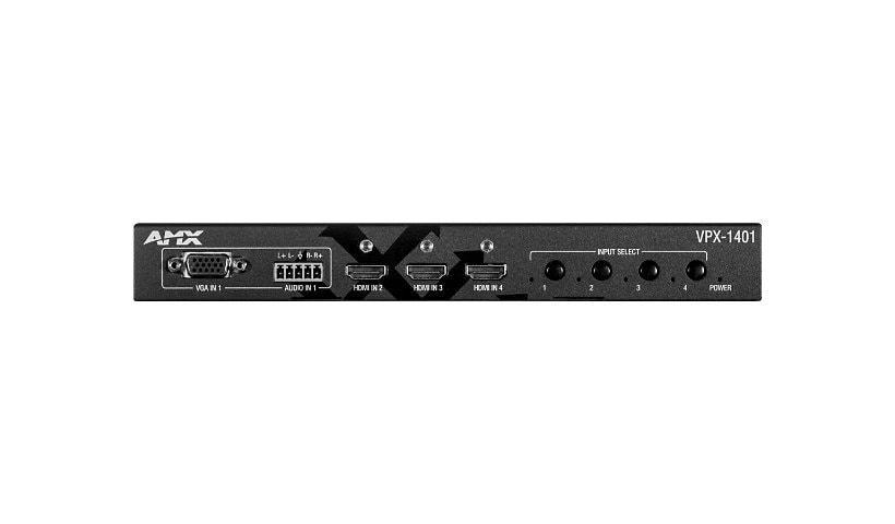 AMX VPX Series 4x1 4K60 Presentation Switcher VPX-1401 video scaler / switcher