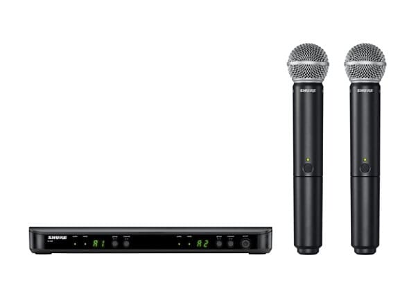 Shure BLX BLX288/SM58 - H9 Band - wireless microphone system 