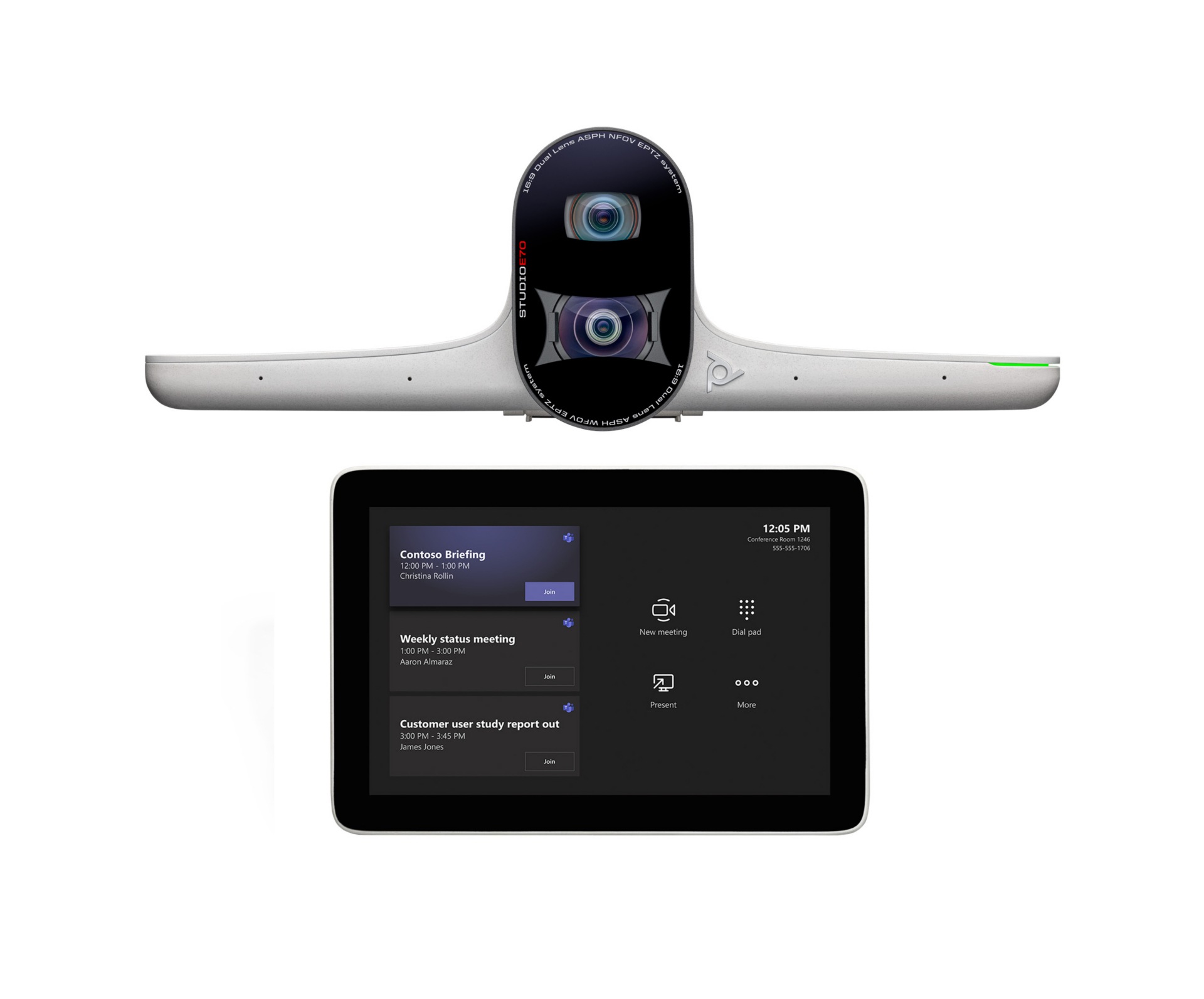 Poly Studio - Large Room Kit - video conferencing kit - no PC