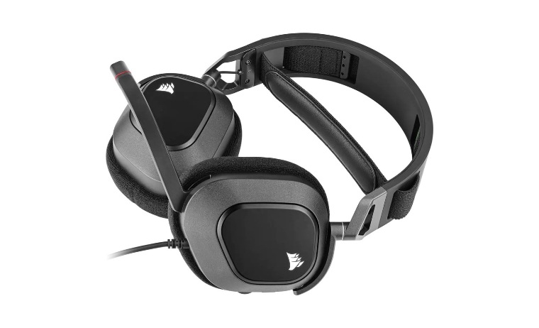 CORSAIR HS80 RGB USB Wired Gaming Headset - Carbon - CA-9011237-NA